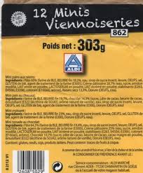 Minis Viennoiseries Aldi 300 G 12 Pieces
