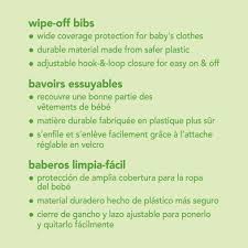 Wipe that smile off your face! Green Sprouts Wipe Off Bib 3 Pack Shop Jillian S Drawers