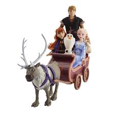 Découvre ces accessoires avant la sortie du film ! La Reine Des Neiges 2 Poupees Elsa Anna Kristoff Olaf Et Sven Coffret De 5 Figurines Et Traineau Disney Cdiscount Jeux Jouets