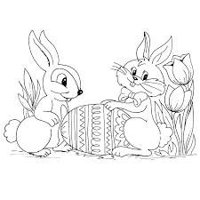 Collectie kleurplaten verzameld door m jacobsstrous op welkenl. Leuk Voor Kids Konijn En Eekhoorn Verven Een Paasei