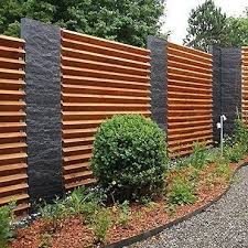 Garten Deko Zaun Piasajismojardines Modern Design Backyard Fence Decor Backyard Fences Fence Design