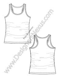 V6 Racerback Tank Knit Fashion Flat Sketch Templates Free Download Of This Adobe Illustrator Fashion Fla Knit Fashion Fashion Drawing Fashion Design Template