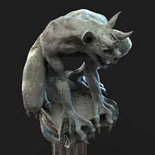 3d Stone Gargoyle In 2020 Gargoyles 3d Stone Stone