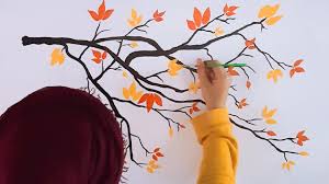 This is one of the most simple and easy ways to add the tinge of sophistication and intrigue to space without much cost. Easy Wall Painting Wall Art Diy Tree Design Small Wall Painting Room Painting Ideas Youtube