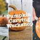 Pumpkin Carving at Mobberley Ice Cream event in Knutsford
