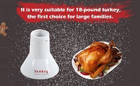 Maybe you would like to learn more about one of these? Amazon Com Vankey Ceramic Chicken Roaster Non Stick Beer Can Chicken Holder Turkey Stand Vertical Poultry Roast Chicken Accessories Fit For Kamado Joe And Big Green Egg Primo Vision Roast Chicken Utensils Large