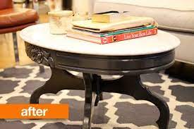 Antique industrial cast iron adjustable drafting table white marble granite top. Before After 60 Marble Top Coffee Table Makeover Marble Top Coffee Table Coffee Table Makeover Painted Coffee Tables