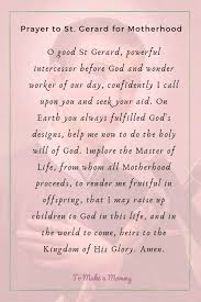 St Gerard Majella Patron Saint Of Trying To Conceive To Make A Mommy