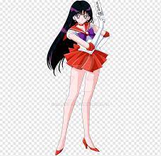 Sailor Mars Sailor Moon Manga Anime, sailor, black Hair, color, fictional  Character png | PNGWing