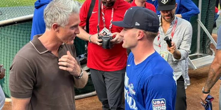 Kevin McGonigle meets Chase Utley at 2026 All-Star Game