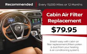 The cabin filter helps keep dust, pollen and other impurities out of the air, inside your car. Cabin Air Filter Replacement In Philadelphia Chapman Nissan