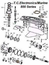 Omc Parts 54 72 Lower Unit 800 Series Sterndrive
