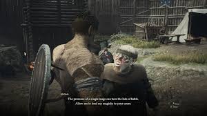 The FIRST NPC I seen walk through the starting area gates in Dragon Dogma 2  : rgaming