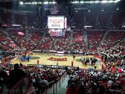 thomas and mack center section 116 rateyourseats com