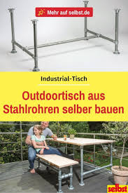 Industrial Tisch Selbst De Douglasie Holz Tisch Selber Bauen Gartentisch Selber Bauen