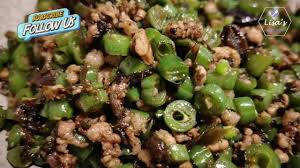 榄菜肉末四季豆 10多分钟轻松搞定 youtube china food fried green beans green beans