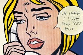 Oh Jeff I Love You Too But Sometimes Oh Jeff 1964 Oil And Magna On Canvas Painting Lichtenstein Pop Art Pop Art Pop Artist