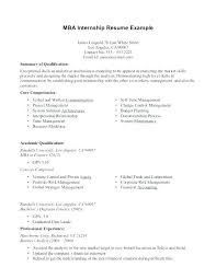 Sample Internship Cover Letter Resume Format For Internship Resume ...