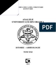 Anale Istorie Oradea 2011