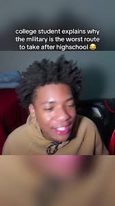 Army After High School Blacked Out Face