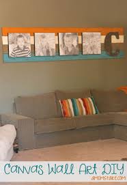 Diy Canvas Wall Art Focal Point A Mom S Take Diy Canvas Wall Art Decor Home Diy