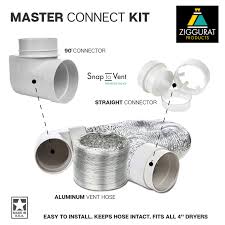 The Quickest And Easiest Dryer Installation Snap To Vent Dryer Vent Connection With No Tools Necessary Gets Rid O Dryer Vent Dryer Vent Hose Indoor Dryer Vent