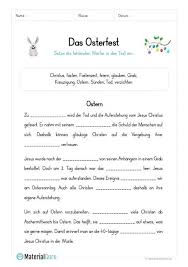 Ein Kostenloses Arbeitsblatt Zum Thema Ostern Auf Dem Die Kinder Einen Luckent In 2020 Kostenlose Arbeitsblatter Ostern Grundschule Ethik Unterricht