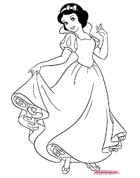 Snow White Coloring Page Princess Coloring Pages Snow White Coloring Pages Disney Princess Coloring Pages