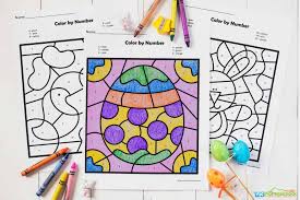 I love the big number i only wish you had the big letters for my kindergarten class excellent your a great help thank you. Free Easter Color By Number Worksheets