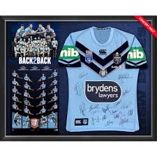Going to claim back the shield in 2017. Nsw Blues 2019 State Of Origin Team Signed Back 2 Back