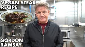 Think scotch eggs, fish and chips, shepherd's pie, beef wellington, bangers and mash and more than 25 beers on tap. Gordon Ramsay Goes Vegan For Steak Youtube