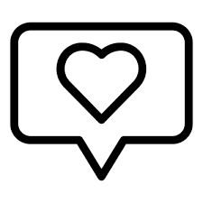 Heart Icon Communication Love Heart Speech Bubble Chat Messages Communications Like Romantic Rat Easy Doodles Drawings Cute Easy Drawings Art Parody