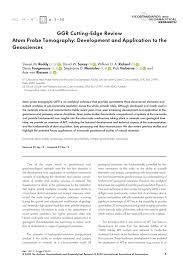 Dit is de lijst van winnaars van het roland garros tennistoernooi sinds 1891,. Pdf Atom Probe Tomography Development And Application To The Geosciences