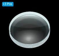 PATIKIL 4" (100mm) Schwerpunkt Länge Doppel Konkavlinse 3 Pack 50mm  Durchmesser 8mm Höhe Glas Optisch Polierte Runde Kanten Linse für  Physikalische ...