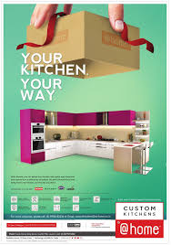 Custom Kitchens Home Your Kitchen Your Way Ad Property Times Mumbai 25 8 17 Custom Kitchens Advertising Design Ads Creative