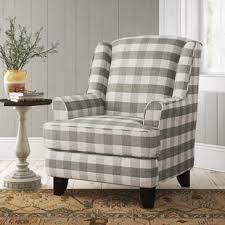 Create an inviting atmosphere with new living room chairs. Buffalo Plaid Accent Chair Wayfair