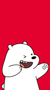 We Bare Bears Shared Naty On We Heart It Pertaining To The Most We Bare Bears Red Wallpaper Fi In 2020 Bear Wallpaper We Bare Bears Wallpapers Ice Bear We Bare Bears