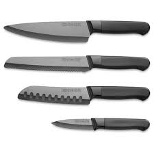 Kitchenaid 4 Piece Ceramic Cutlery Set Kkcer04csbl Ceramic Cutlery Ceramic Knife Set Kitchen Knives