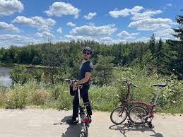 Biking the Vicki Barron Trail