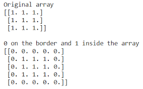 How To Add A Border Around A Numpy Array Geeksforgeeks