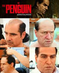 Actual reference from the sculptor/make-up artist Colin Jackman himself!  This is the first full body make-up test for the movie.