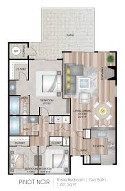 There are many options for configuration, so you easily make your living space exactly what you're hoping for. Pinot Noir 3 Bed Apartment The Vineyard Luxury Apartments Apartment Complex In Petaluma Ca The Vineyard