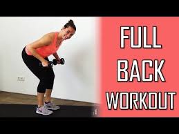 3 10 Minute Full Back Workout Upper Amp Lower Back Exercises With Dumbbells Youtube Lower Back Exercises Dumbbell Back Workout Back Exercises