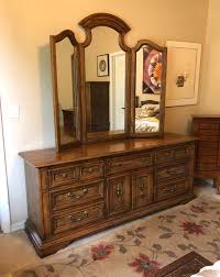 Cheap dressers, buy quality furniture directly from china suppliers:solid wood dresser. 9 Drawer Solid Wood Dresser With Trifold Mirror By Stanley Furniture Creative Bargains
