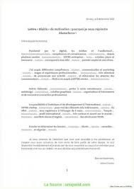 Des recommandations aux élèves actuels. Lettre Projet Professionnel Exemple Wally Perkinson Carta Exemplo
