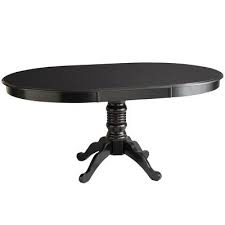 Ronan Pedestal Extension Table Black Dining Table Black Pedestal Dining Table Round Pedestal Dining Table