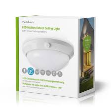 I installed it in my kids restroom but you can installed it anywhere ceilings, closets, showers, entryways, garages and sheds. Led Ceiling Light With Sensor And Backup Battery Pir Sensor 16 W 3000 K 1280 Lm Diameter 300 Mm Nedis