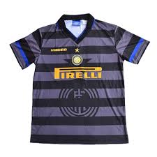 97 98 Inter Milan Europa League Away Black Retro Jerseys Shirt Cheap Soccer Jerseys Shop Jersey Shirt Long Sleeve Jersey Shirt Inter Milan