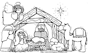 Baby tasmanian devil coloring pages. Nativity Coloring Pages For Kids Drawing With Crayons