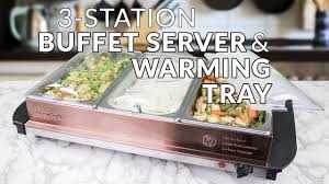 Find their customers, contact information, and details on 169 shipments. Bcs15 Bcs25 3 Station Copper Buffet Server Warming Tray Youtube